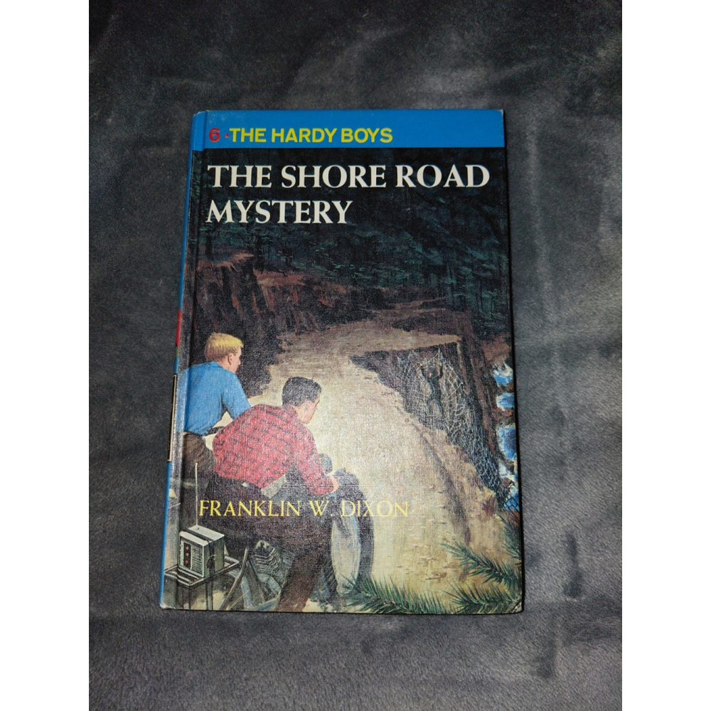 HARDY BOYS #6 : THE SHORE ROAD MYSTERY by Franklin W Dixon hardcover MATTE
